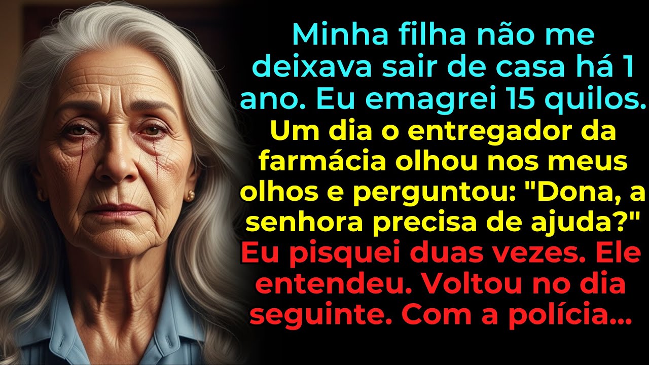 Minha filha não me deixava sair de casa há 1 ano eu emagrei 15 quilos. Um dia o entregador me viu...