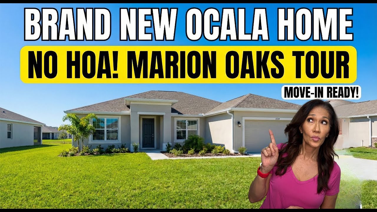 Touring a MASSIVE 2,330 Sq Ft New Construction in Marion Oaks, FL