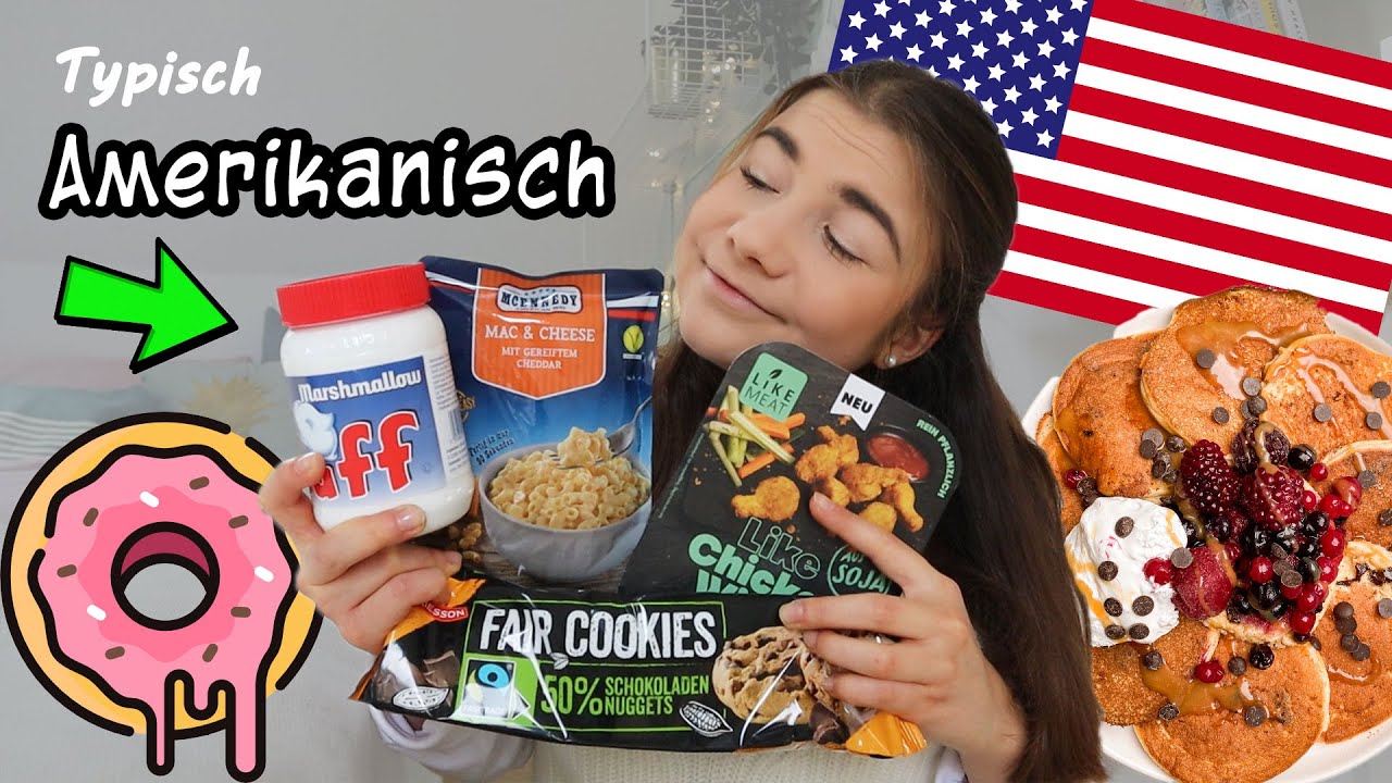 Einen Tag lang typisch AMERIKANISCH essen!