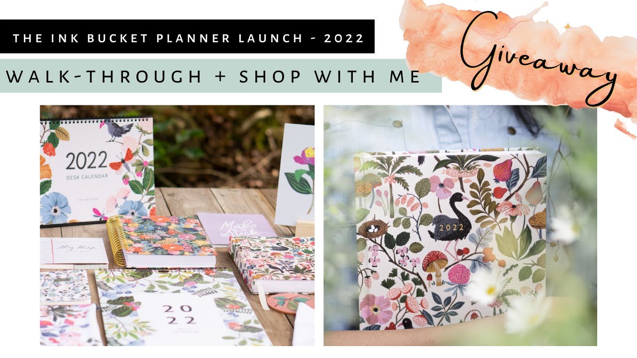 The Ink Bucket Planner 2022 Launch Day [Giveaway Closed] | Walk-through & Shop With Me | Sanjana Raj