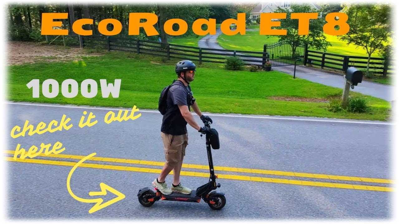 Review| ECOROAD ET8 Off-Road Electric Scooter 1000 watts !