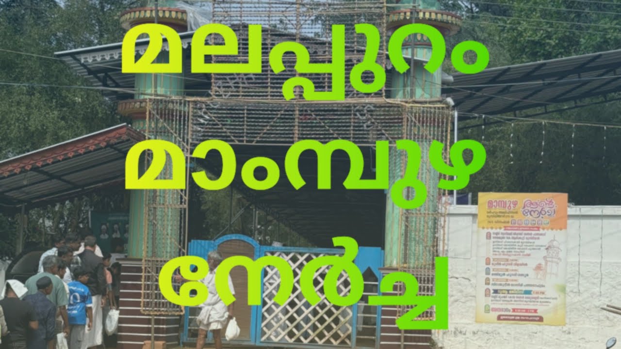 മലപ്പുറം മാംമ്പുഴ നേർച്ച ജനസാകരം | Dec 07/2025 #mampuzha #nercha #video #shortvideo #trending 