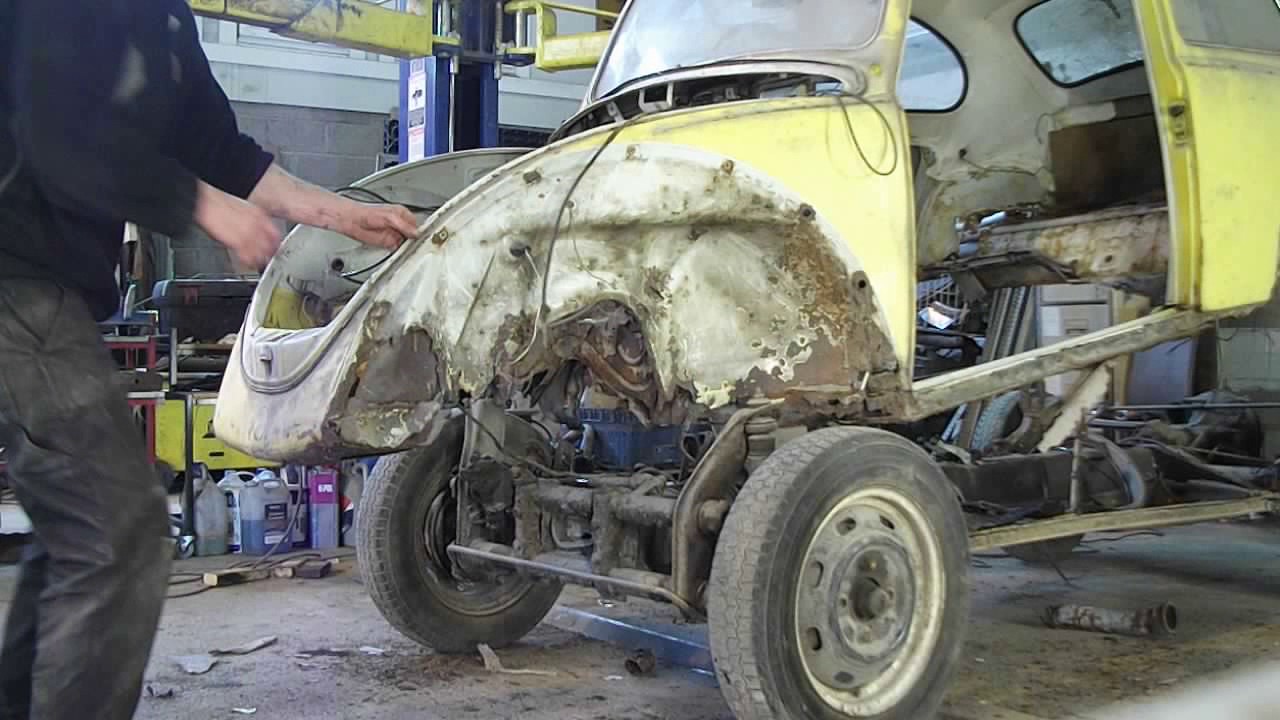VW BEETLE How to remove the body