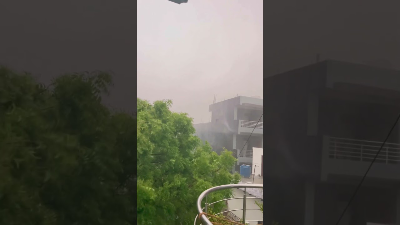 Havvy Rain in Noida #rain #noida