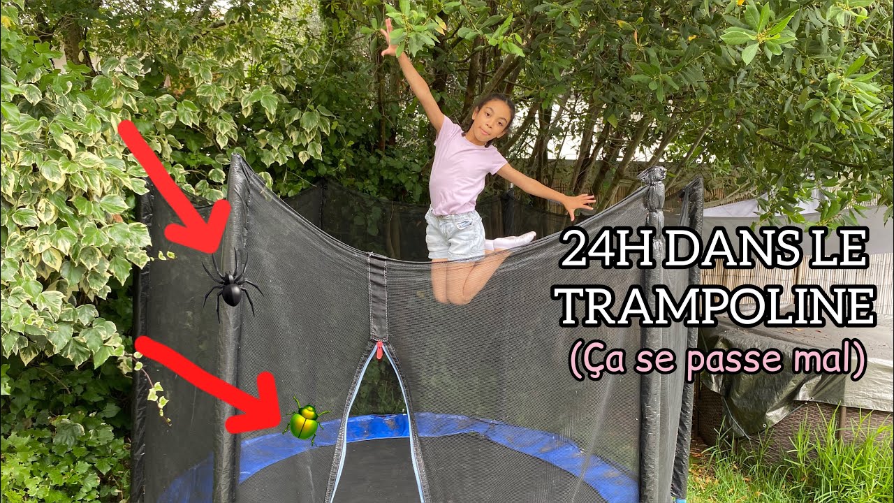 24H DANS LE TRAMPOLINE !