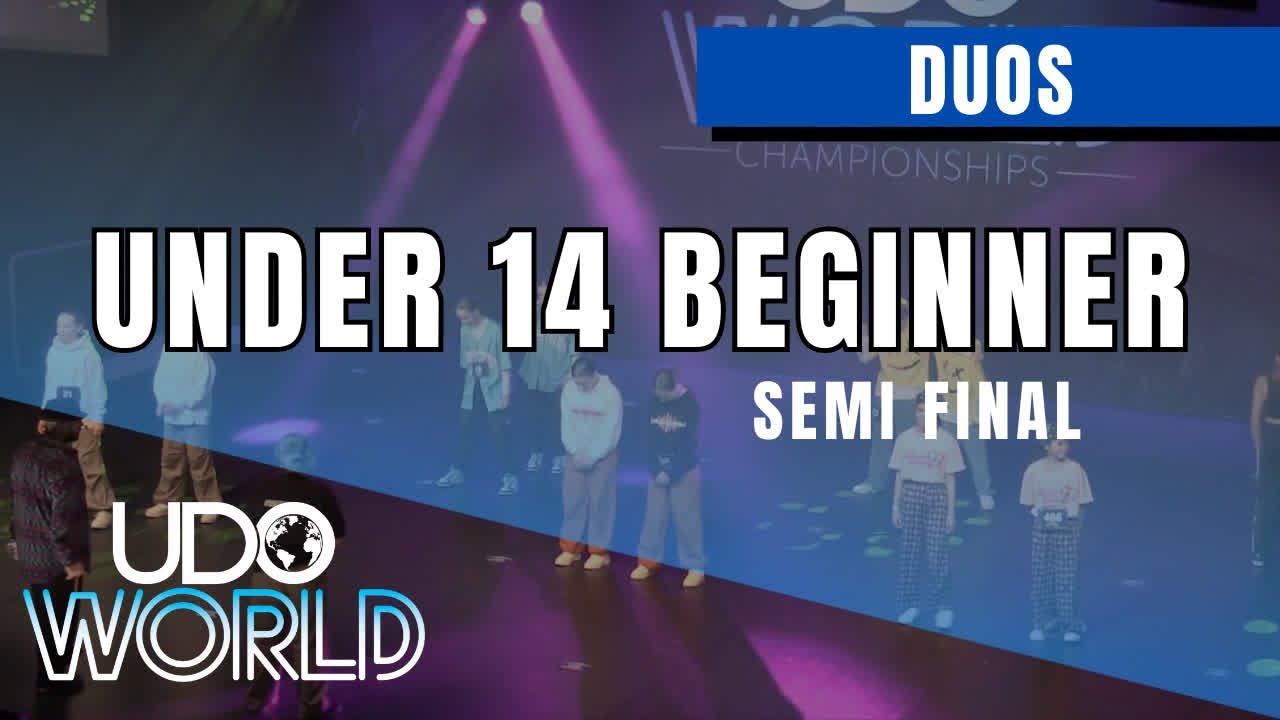 Duos | Under 14 Beginner Semi Final | UDO World Championships 2023