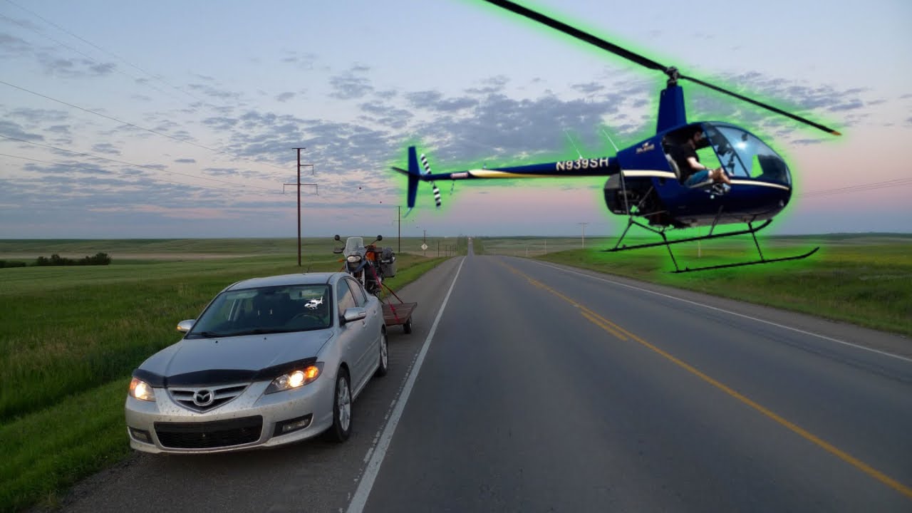 Flying a helicopter to pickup stranded person