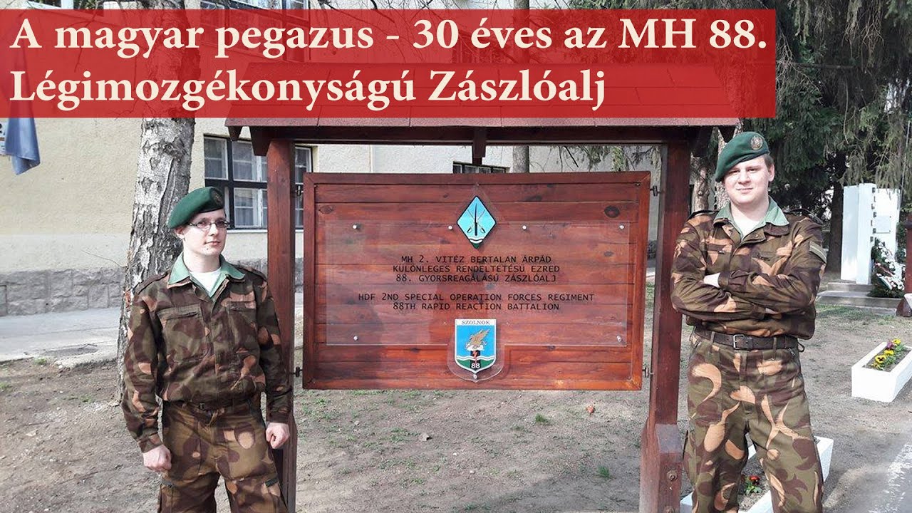 A magyar pegazus - 30 éves az MH 88. Légimozgékonyságú Zászlóalj – Berkesi Balázs: