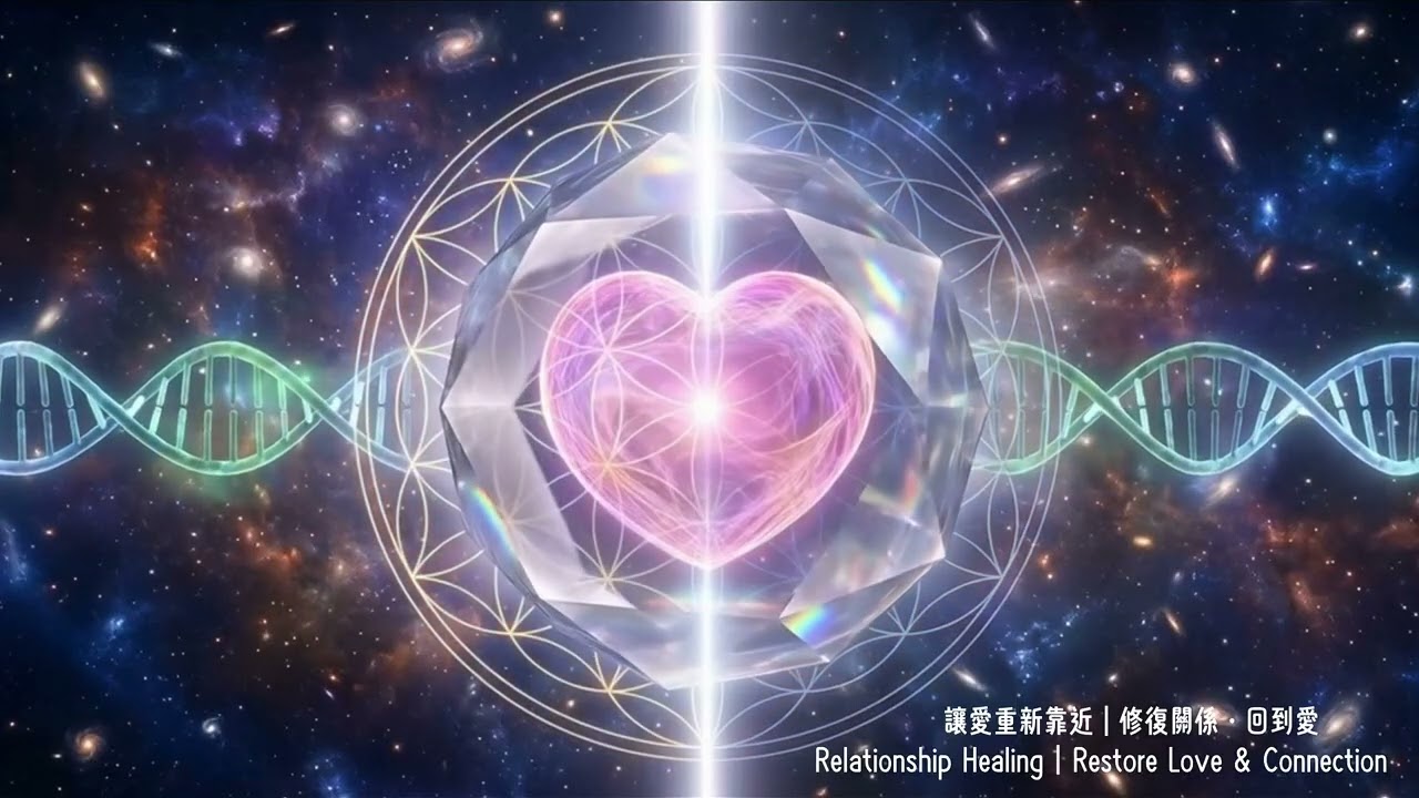 宇宙正在修復你們的連結｜讓愛重新靠近｜528Hz・963Hz 關係療癒能量