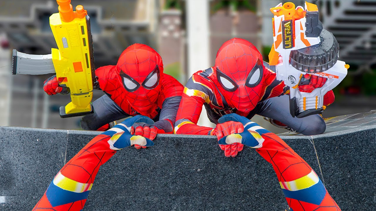 TEAM SPIDER-MAN Battle In Real Life | Bad Guy VENOM vs SPIDER-GIRL ( Live Action )