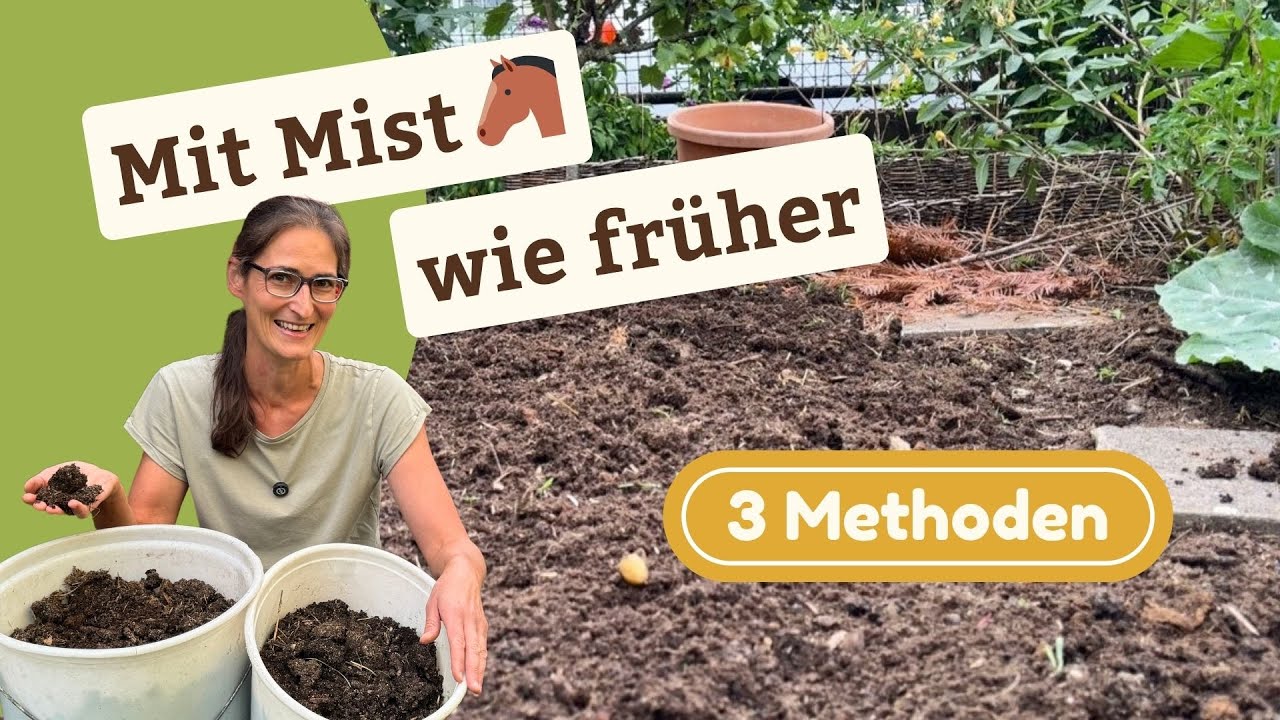 Wie bei Oma & Opa: So düngst du mit Pferdemist 🐎🌱