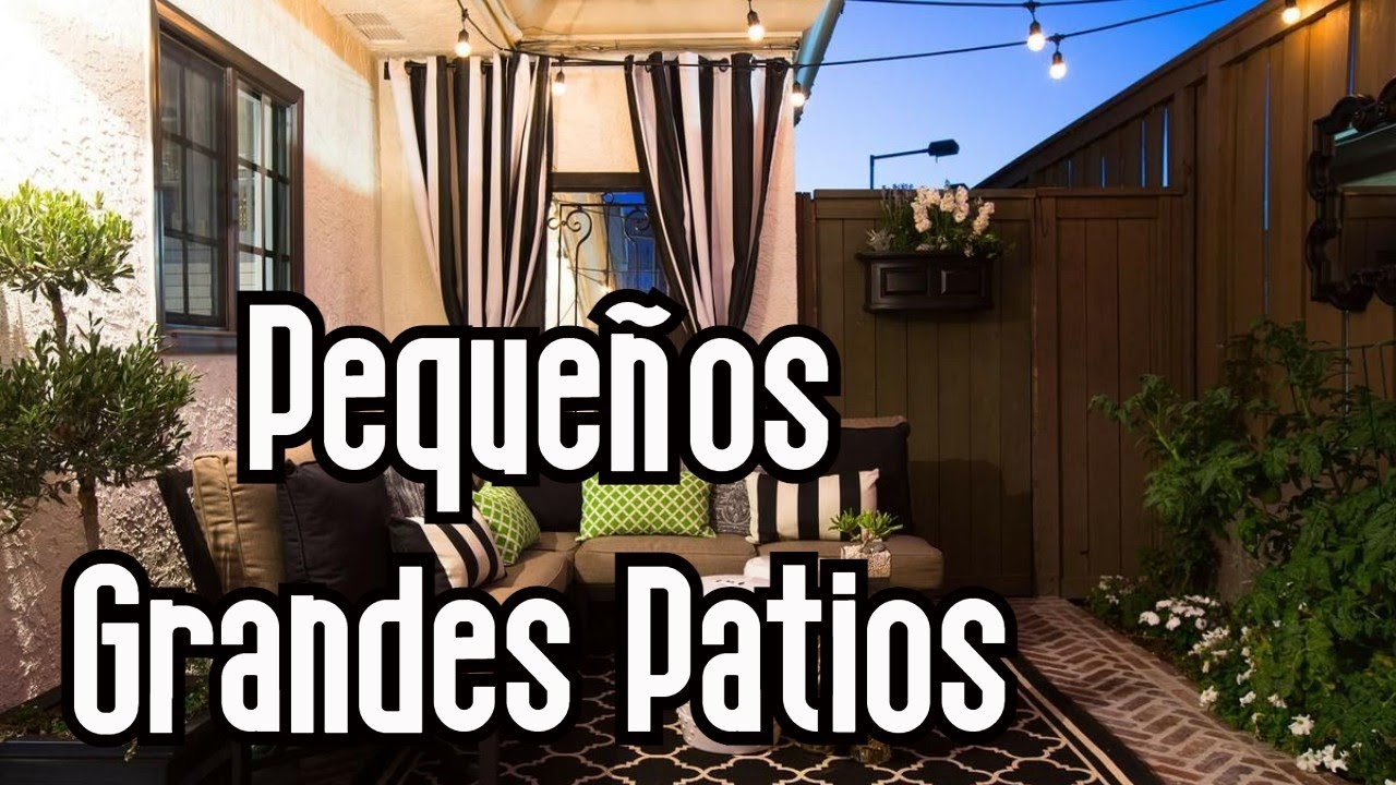 Decora tu Patio  PEQUEÑOS GRANDES PATIOS !!