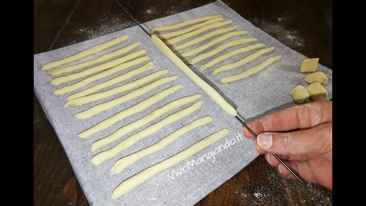 Maccheroni col buco - ricetta antica siciliana