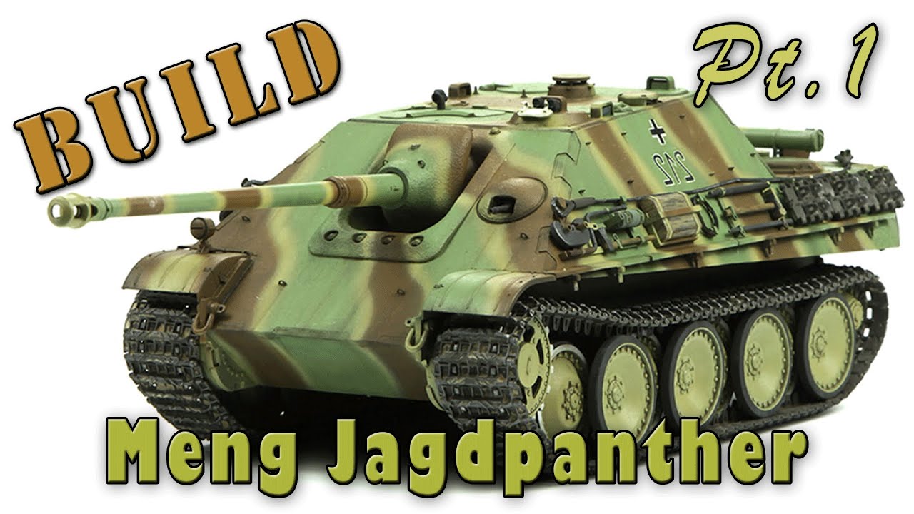 Meng Jagdpanther Tank Destroyer Build Pt.1
