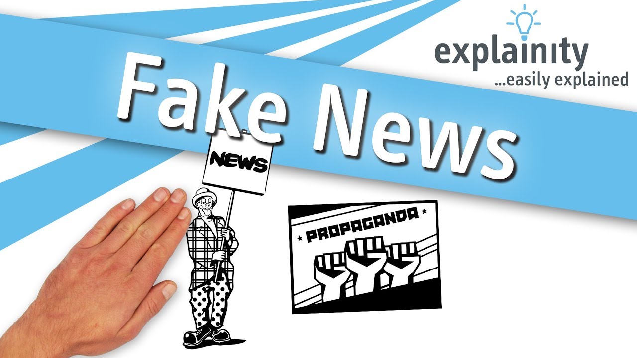 Объяснение фейковых новостей (видеоролик с объяснением explainity®)