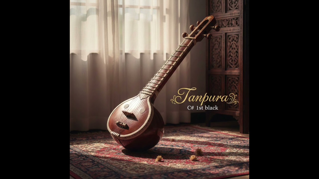 Tanpura for Meditation and Riyaz|Tanpura C#| First black|