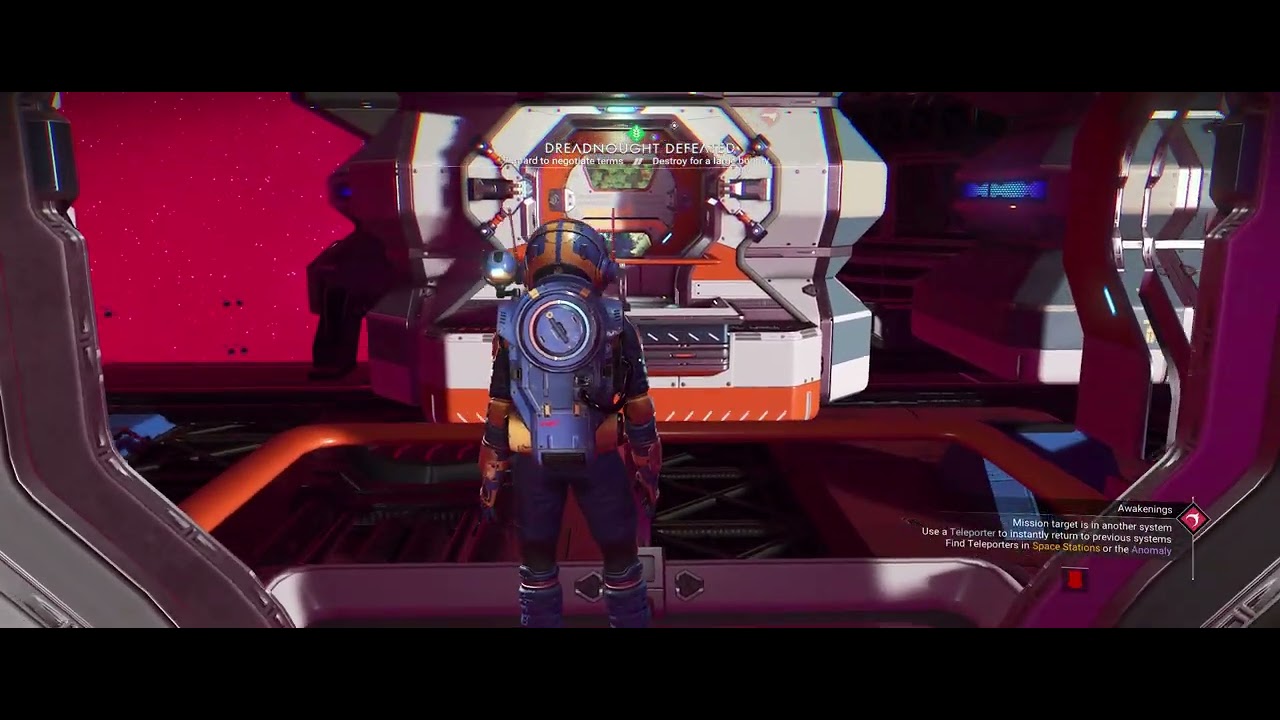 Claiming the Dreadnought freighter. No mans sky. commentary part 2