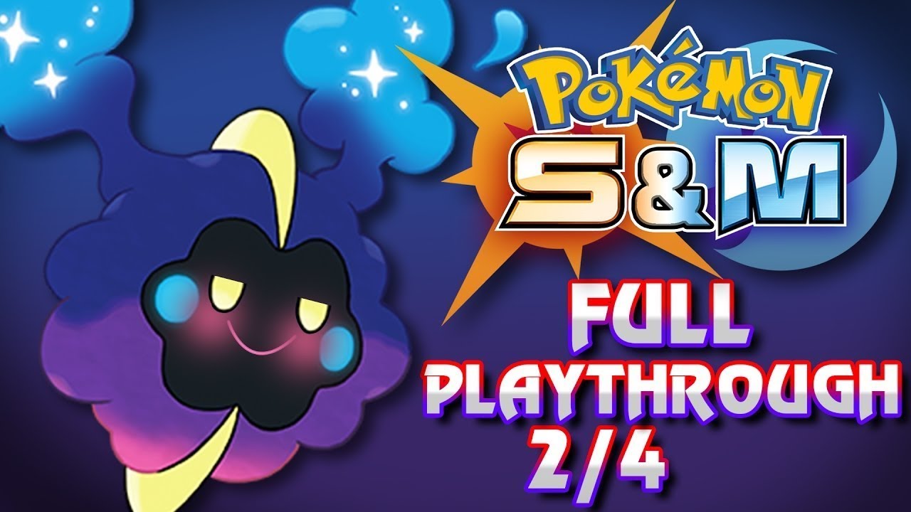 Pokemon Sun and Moon FULL PLAYTHROUGH Part 2 NO OUTLINES MOD