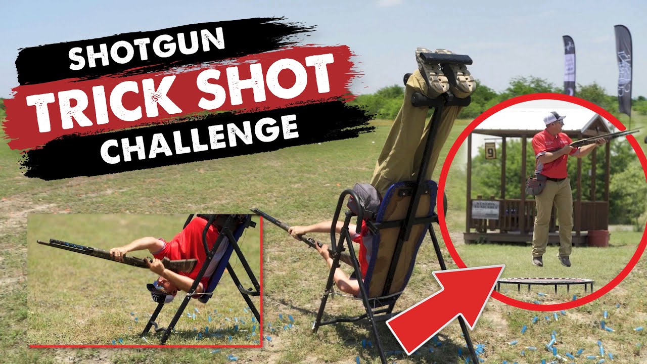 Shotgun Trick Shot Challenge 💥💥💥