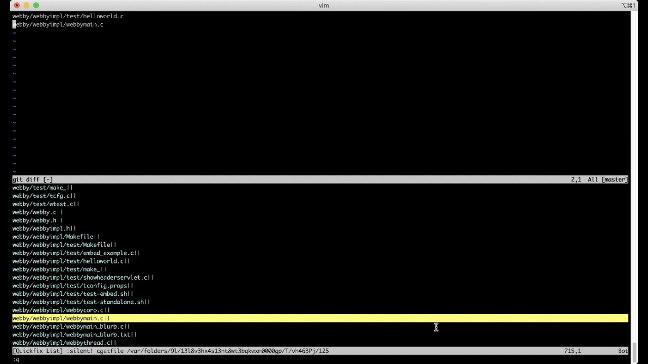 How to use the gitblame vim plugin
