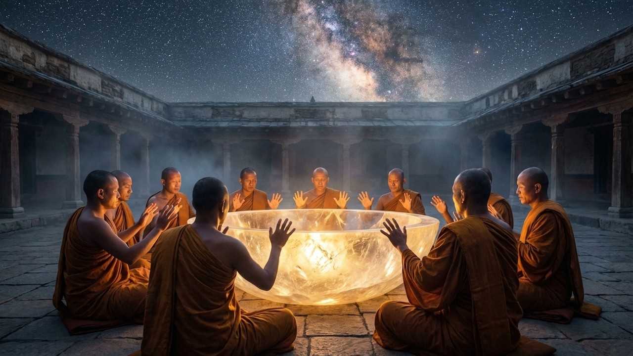 Ancient Crystal Resonance: 432Hz Deep Healing Meditation | Monks of the Sacred Star