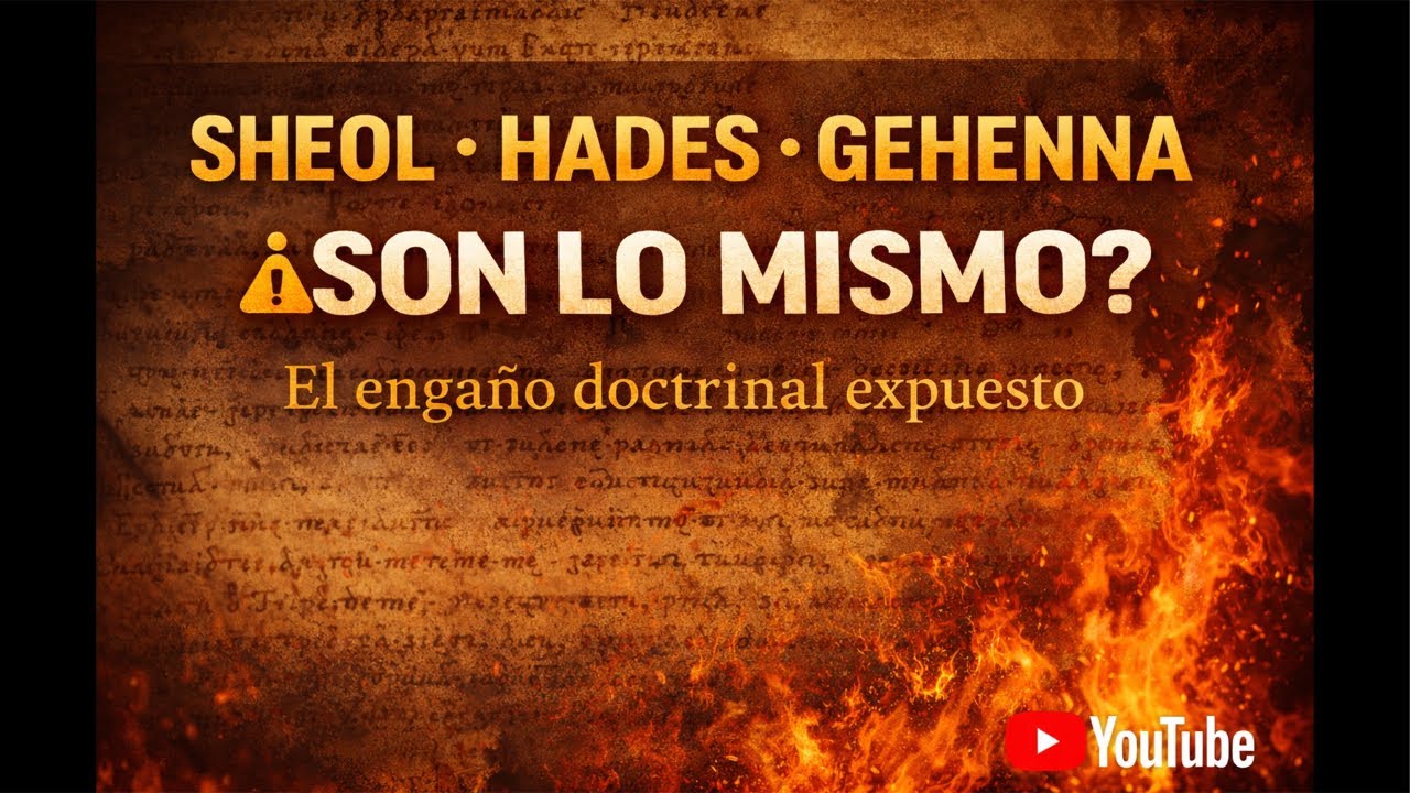 SHEOL- HADES- GEHENNA .. son lo mismo ? ( el engaño dosctrinal expuesto )