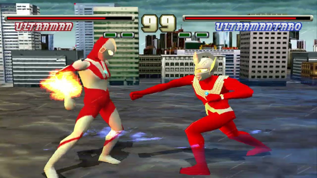 Ultraman Fighting Evolution Japan (PS1/1998) All Characters Unlocked 4K 3/5