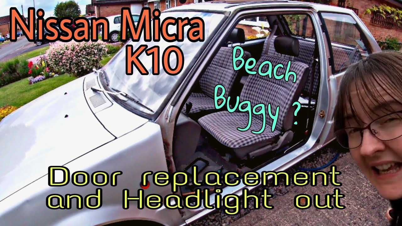Nissan Micra K10 - Passenger Door Change - Headlight  + Grill out