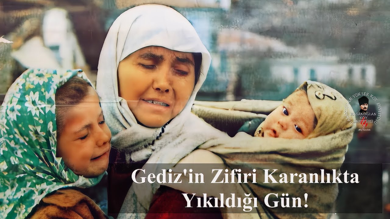 Kütahya Gediz'in Zifiri Karanlıkta Yıkıldığı Gün! | 28 Mart 1970 |#eskikütahya #eskigediz