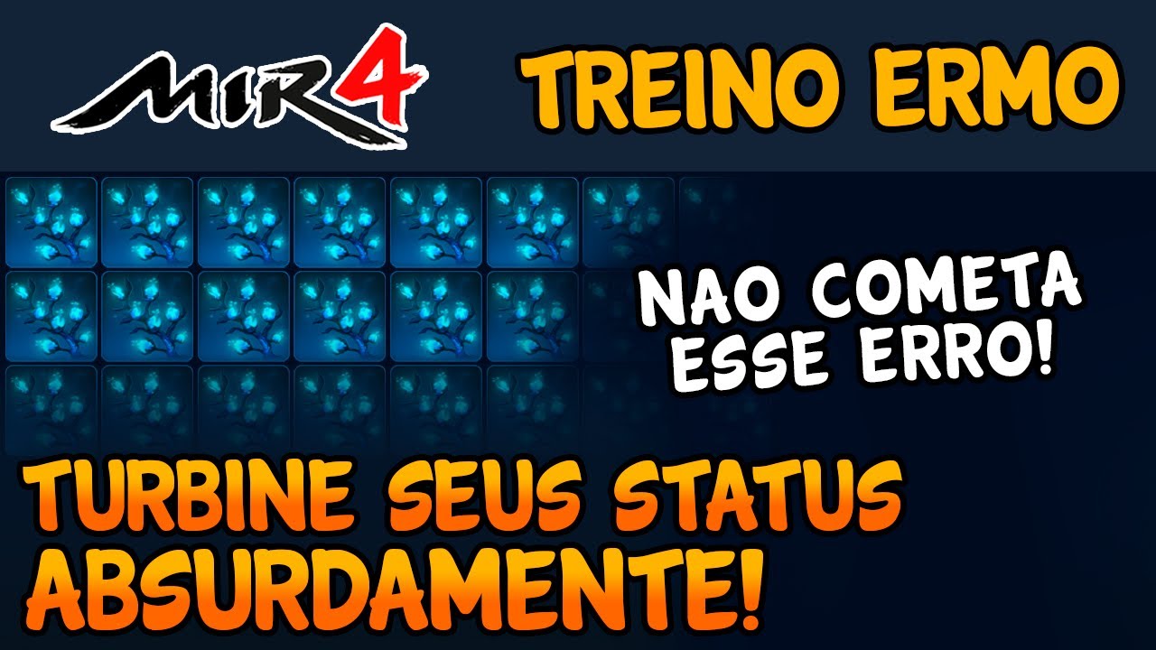 MIR4 - Treino Ermo (guia completo) N&atilde;o cometa esse erro
