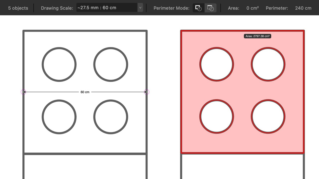 Measure & Area Tools (Affinity Designer)