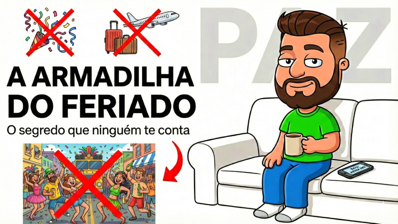 A ilusão do CARNAVAL: Por que o RICO de verdade prefere a PAZ de ficar em casa do que VIAJAR?