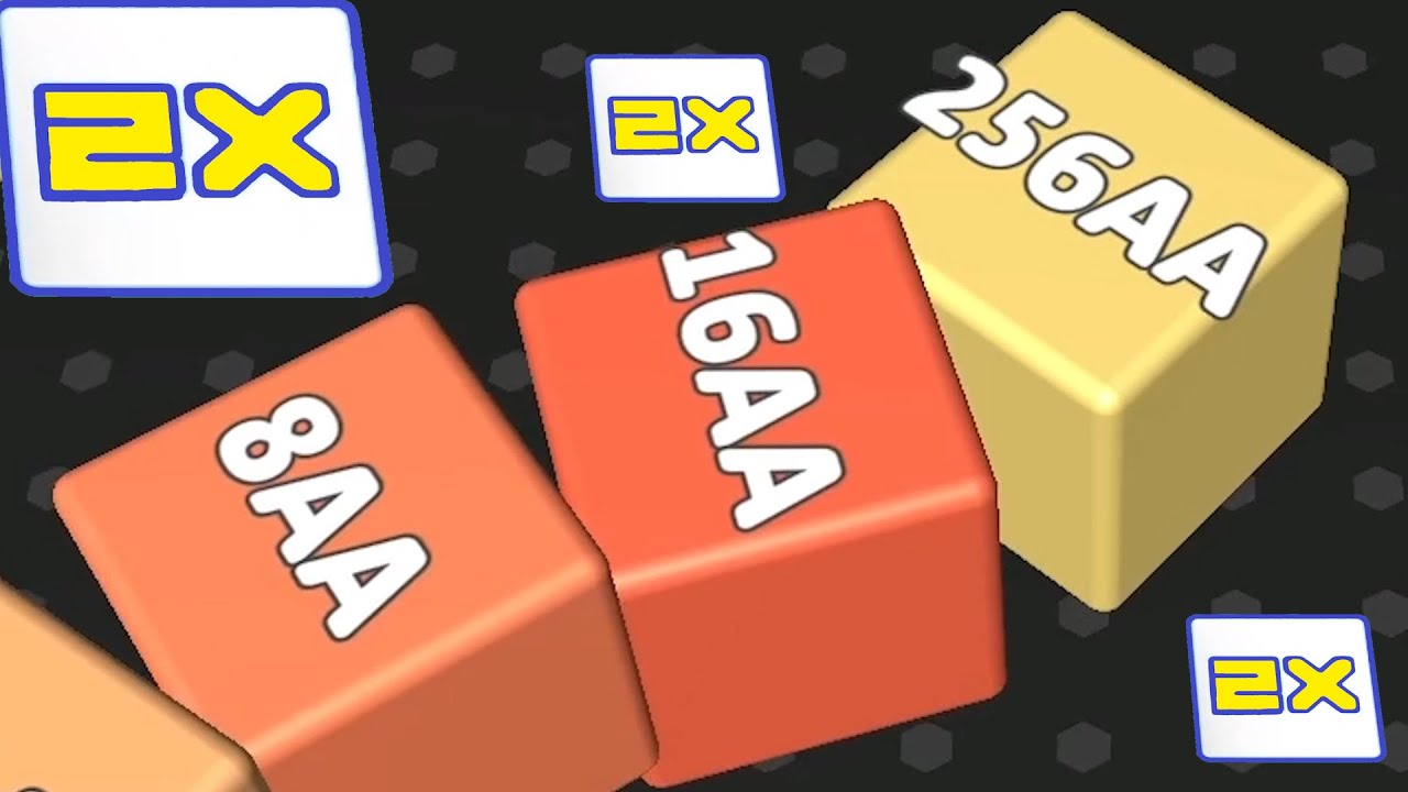 Cubes 2048.io Game  🎲 I was able to score 256 Quadrillion 🎲 CUBES SNAKE 2048.io Gameplay