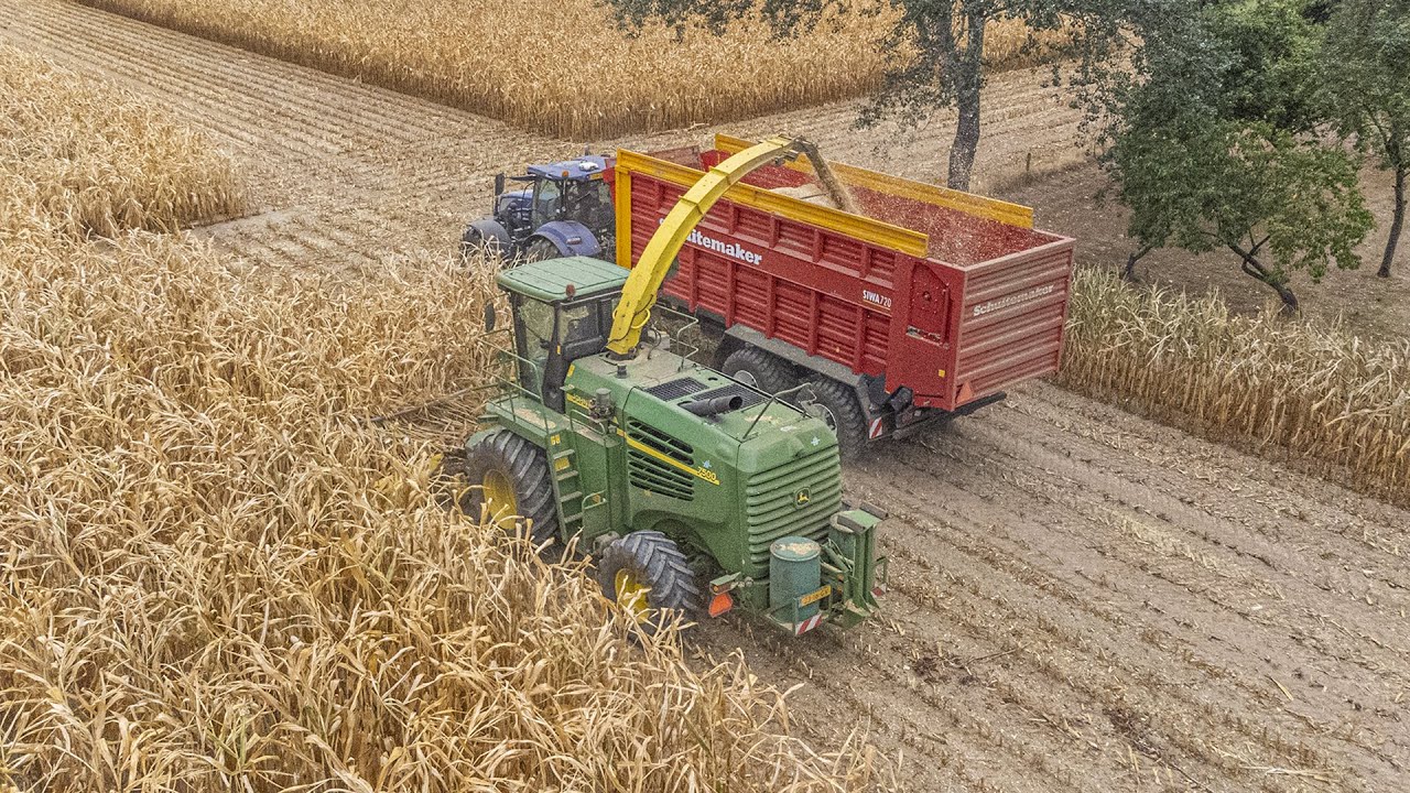 Mais Hakselen 2022 | John Deere 7500 | New Holland Blue Power