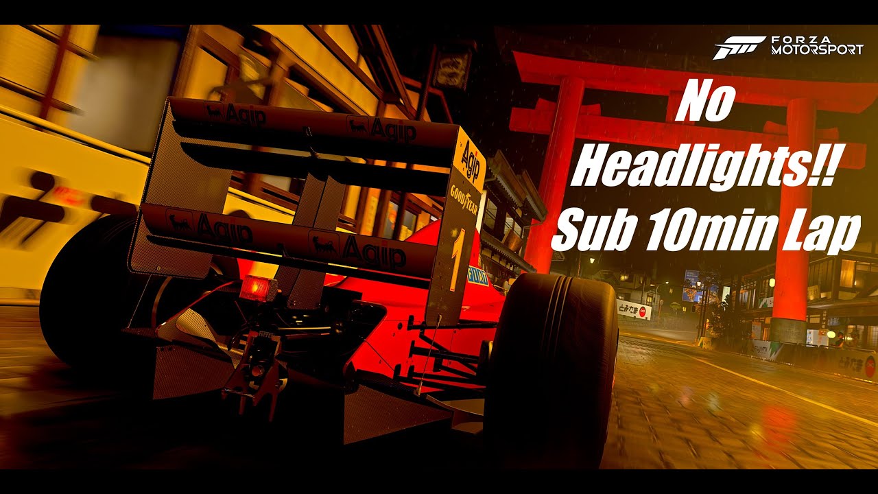 Midnight Fujimi Kaido in the WET! No Headlights!- First Person POV! SimRacing