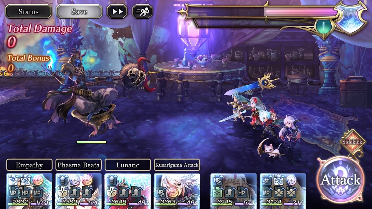 Another Eden: Astral Archive Challenge - Ogre Baron vs Sesta
