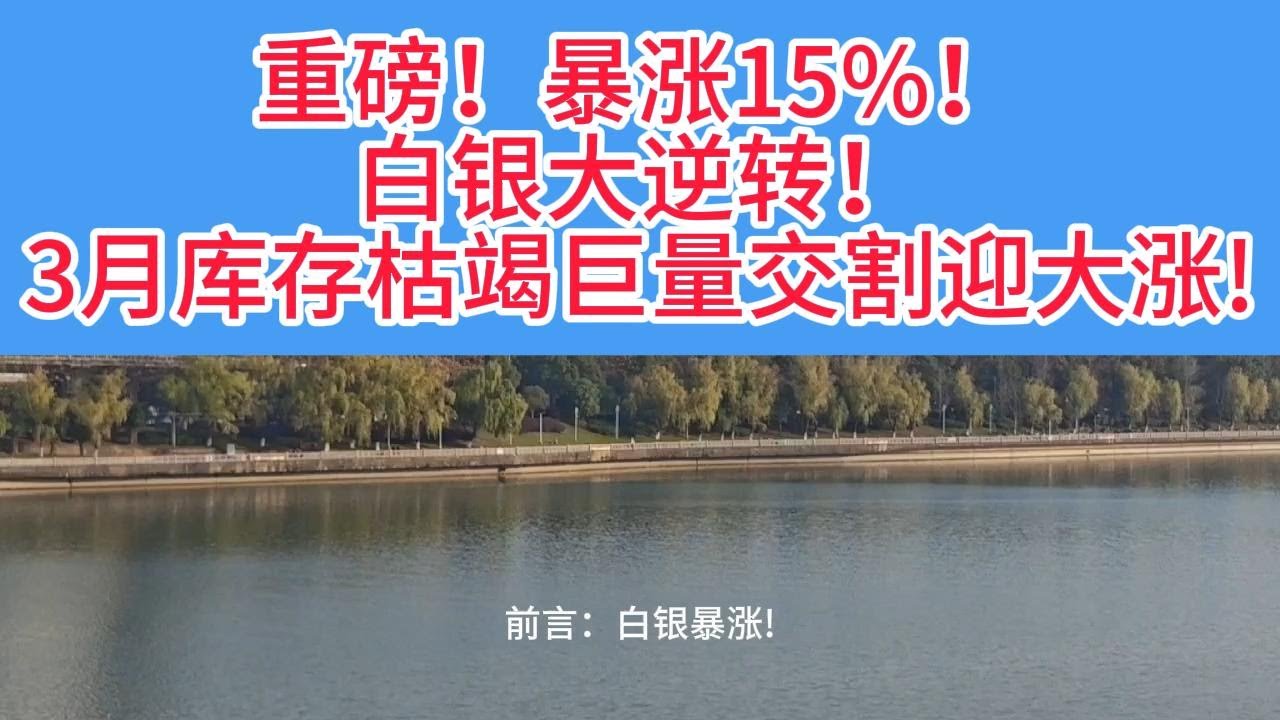 库存枯竭，交割量的持续暴涨！3月交割缺口达6.5亿，库存告急或再掀暴涨潮！四十年史诗级行情未完待续！机构博弈长期集体看涨！多重因素支撑白银价格长期上涨！