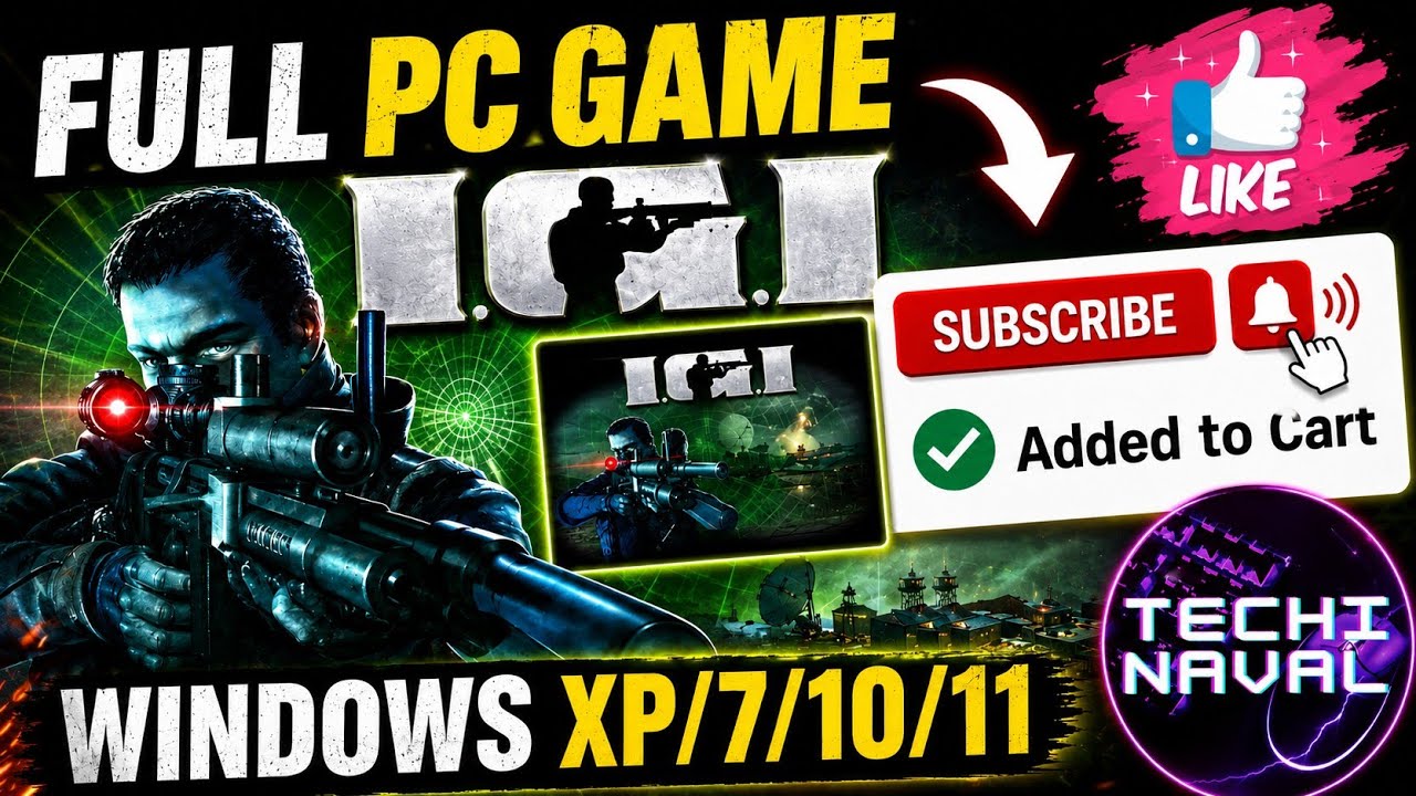 HOW TO BUY PROJECT IGI FULL GAME ONLINE FOR PC | WINDOWS XP, 7, 10 & 11 | PROJECT IGI | TECHi NAVAL