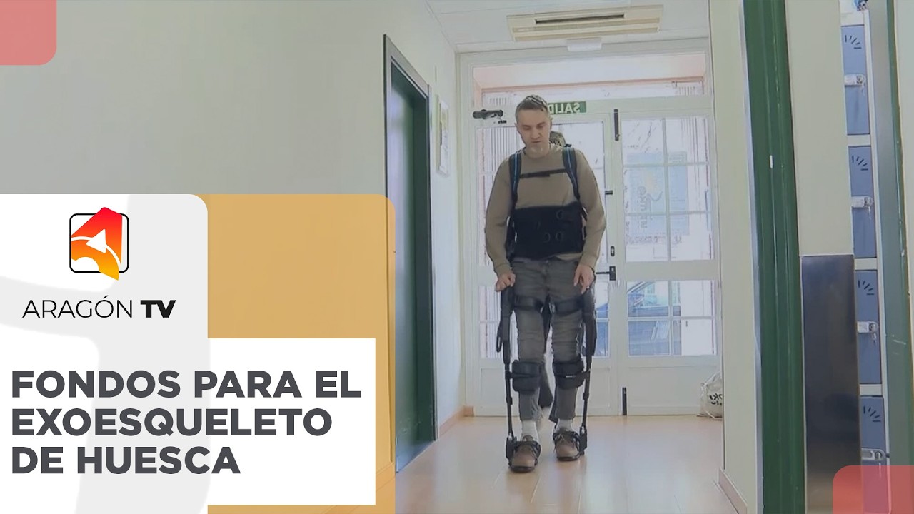 Se necesitan fondos para mantener el único exoesqueleto de Huesca