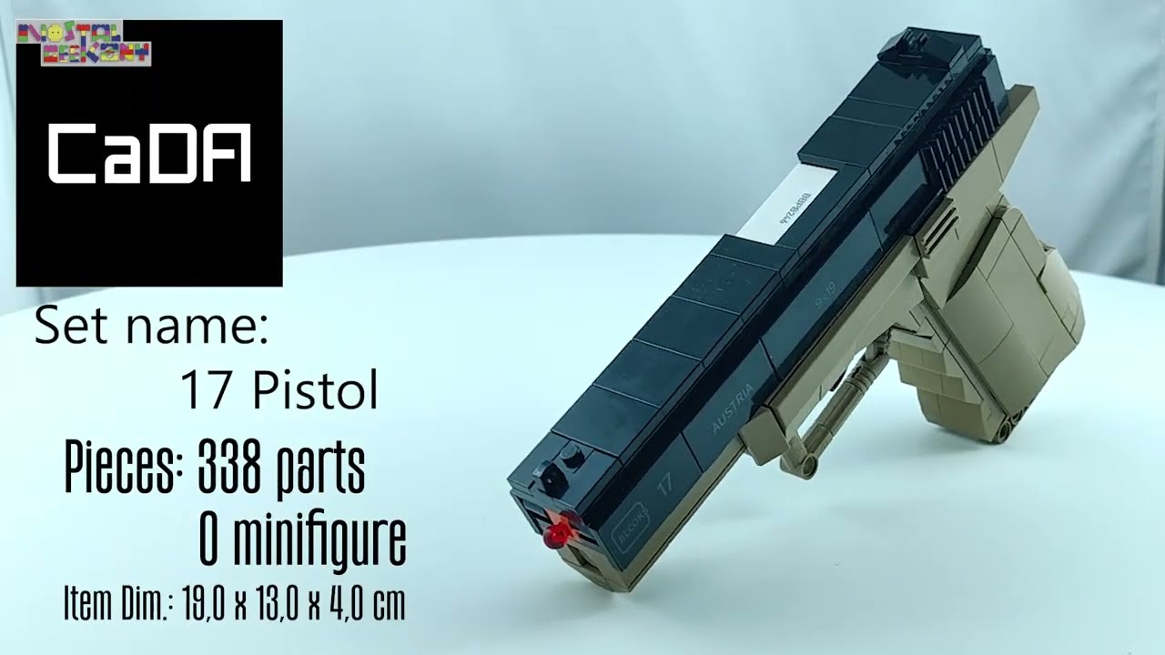 🔫 ASMR | CADA Model 17 Pistol – Satisfying Build (PL/EN) 🧩✨