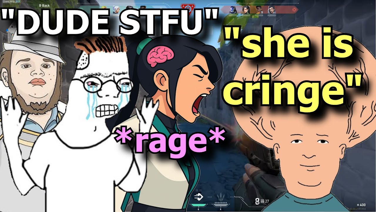 Whole Team Got Mad Bc I Ragebaited A Girl in Valorant