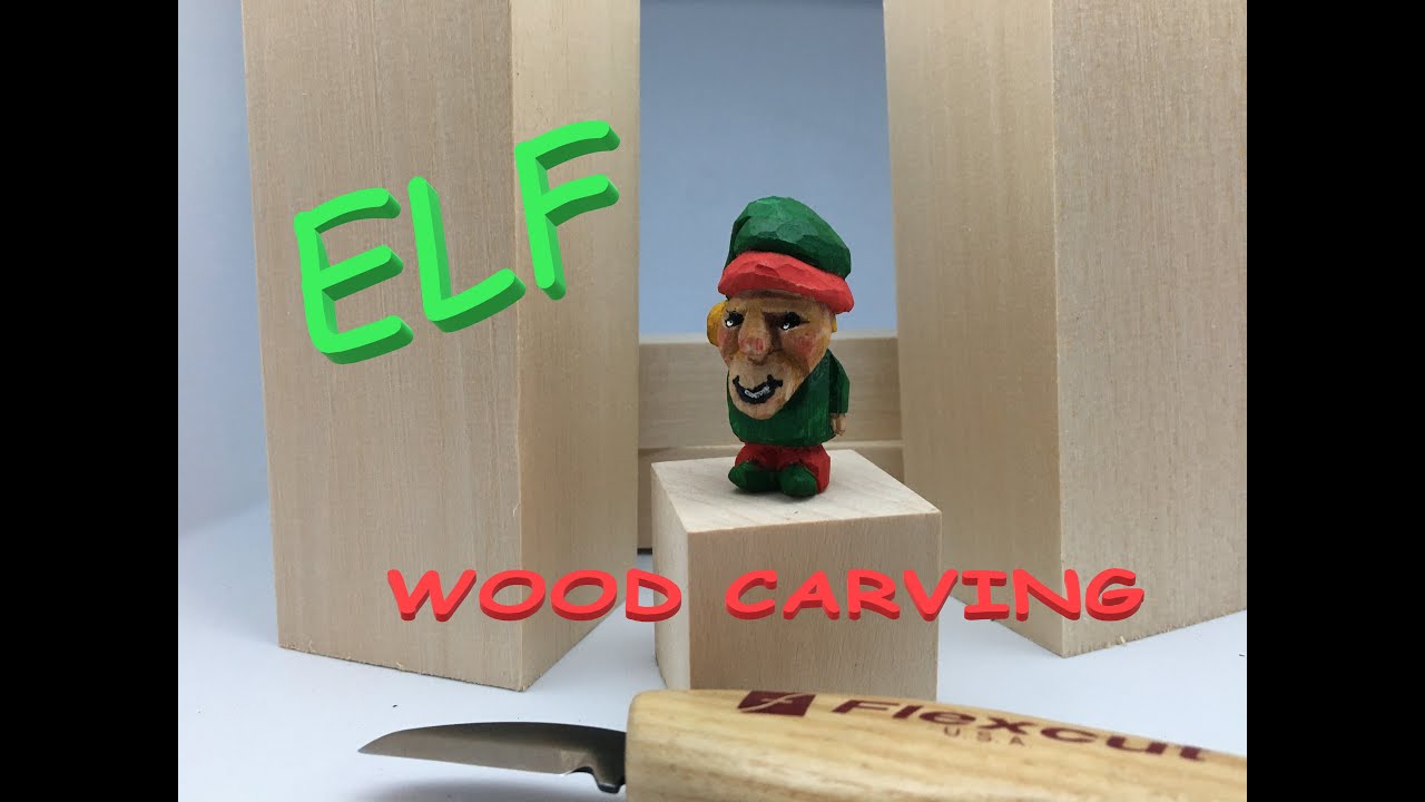 Wood Carving a Super Easy Elf | Knife Only Carve