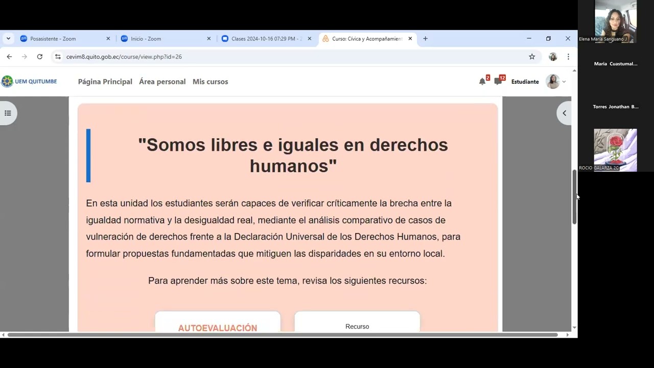 Clase Tutoria 02 de marzo del 2026