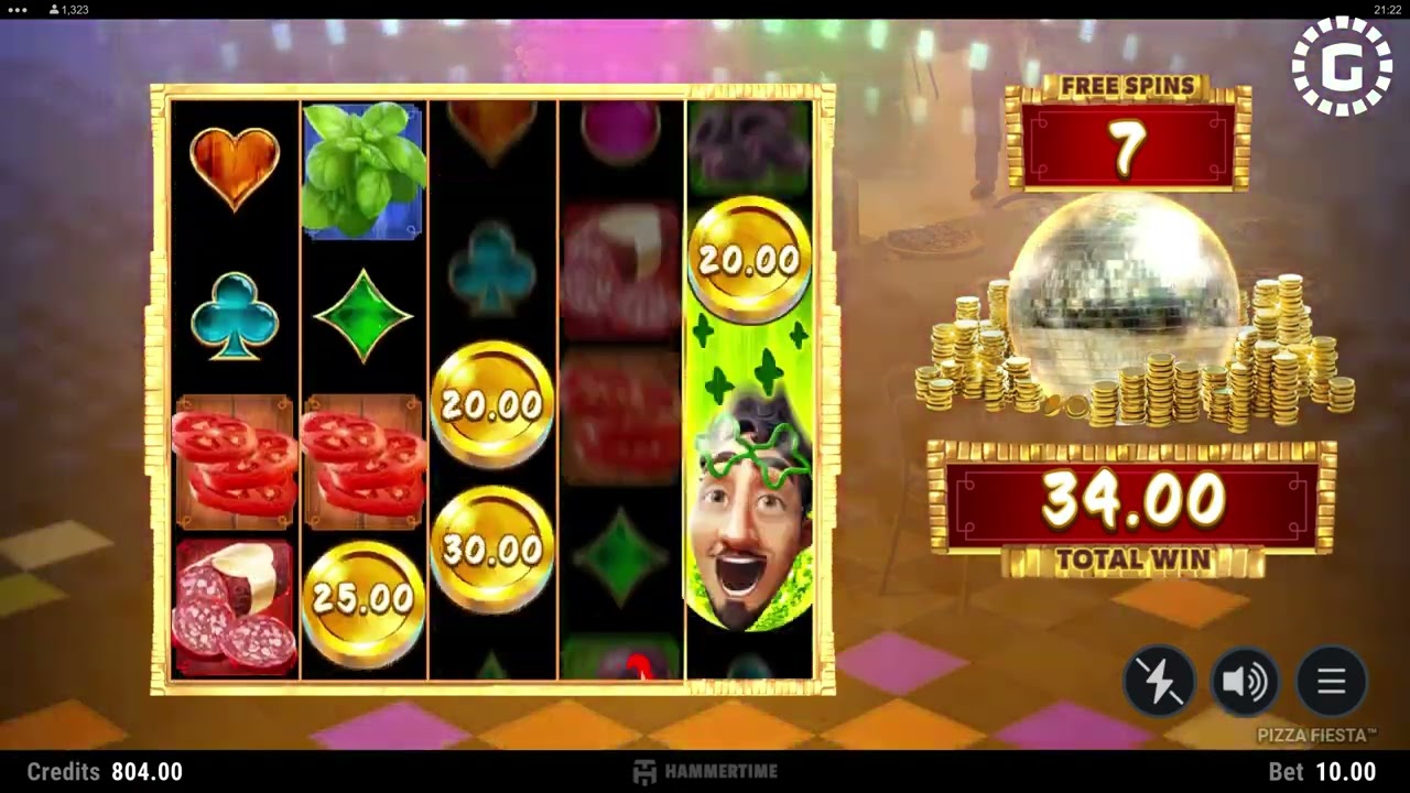 Pizza Fiesta by Hammertime Slot Features | GamblerID