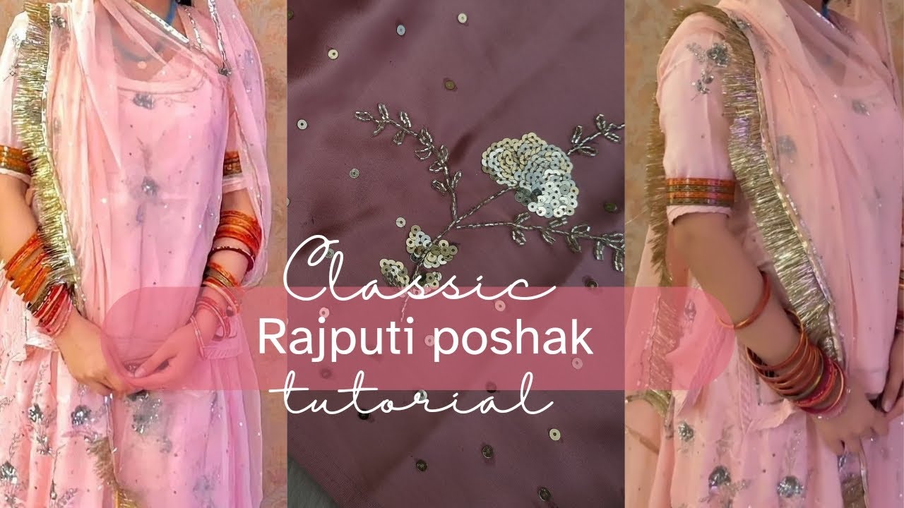 Handwork Rajputi poshak #rajputiposhak