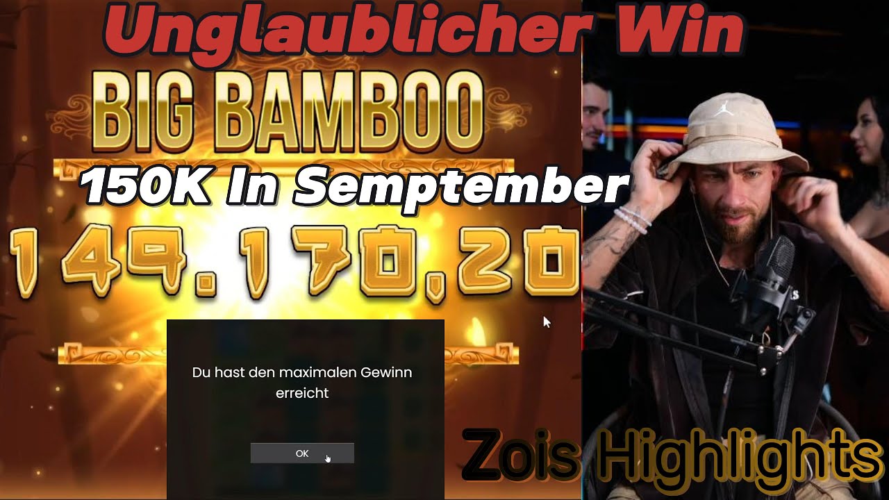BIG BAMBOO WIN 150000&euro;💸🤑 | Hakuna Matata | Zois Highlights
