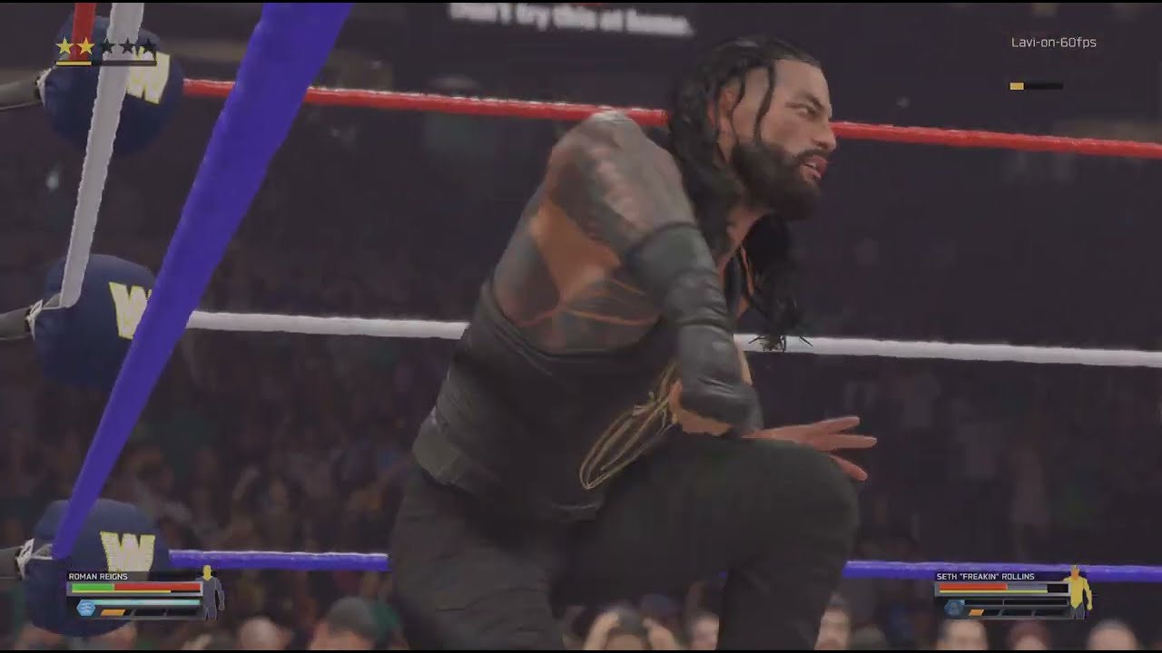 WWE 2K25 Roman regins vs seth rollins wwe championship