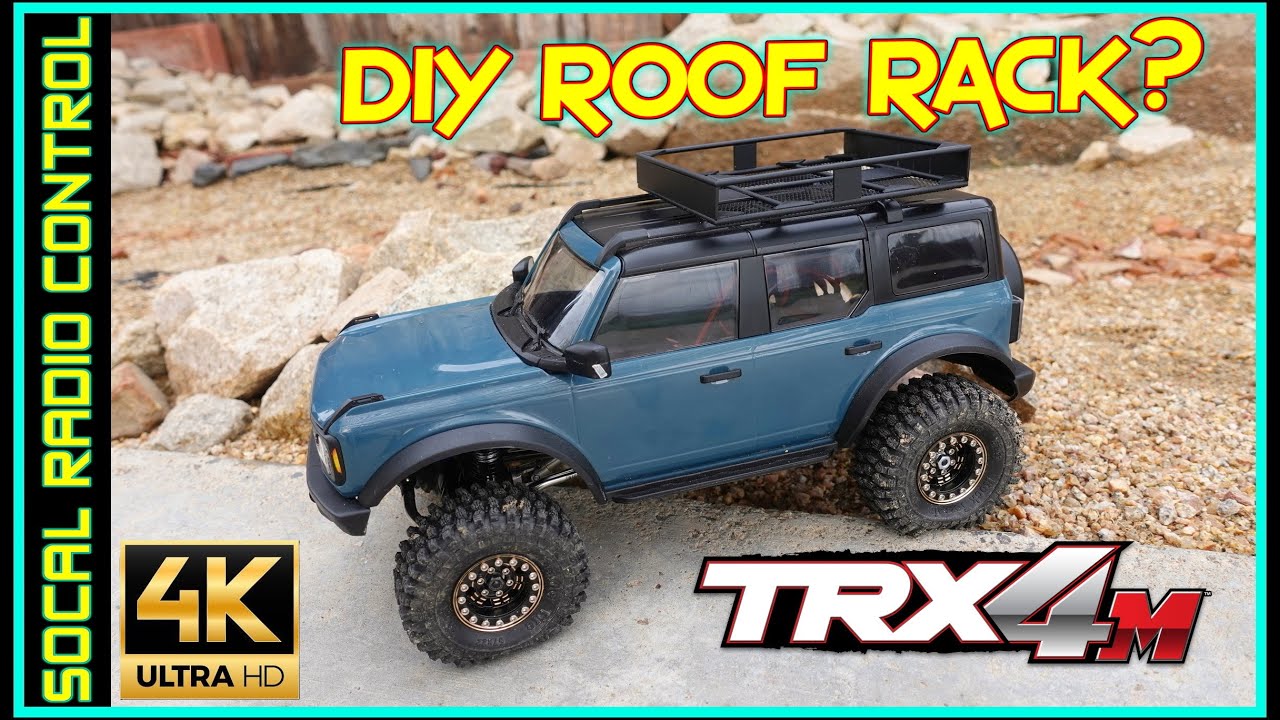 Traxxas TRX4M | DIY Roof Rack & One Hand Driving Mod