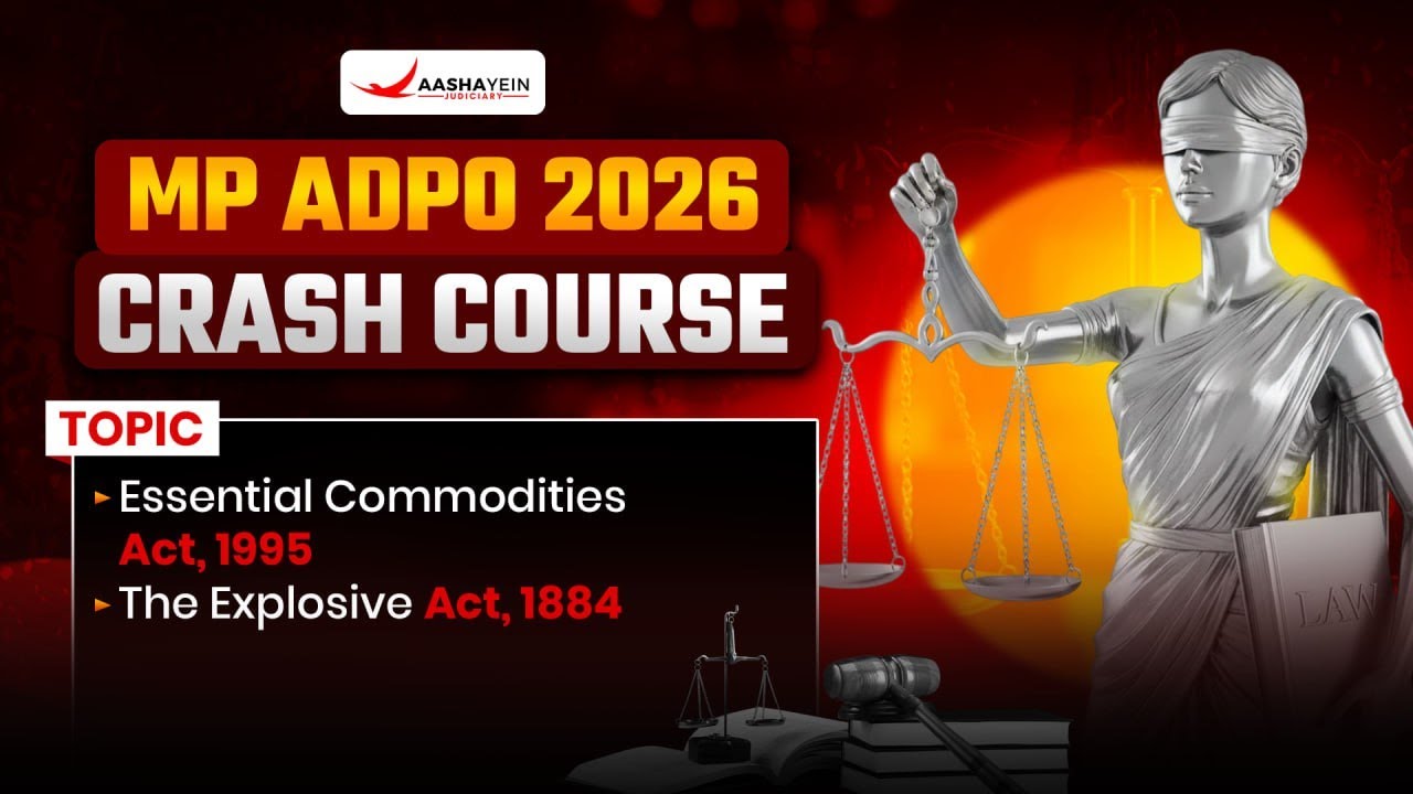 MP ADPO 2026 | Essential Commodities Act, 1995 & Explosive Act, 1884 in One Video