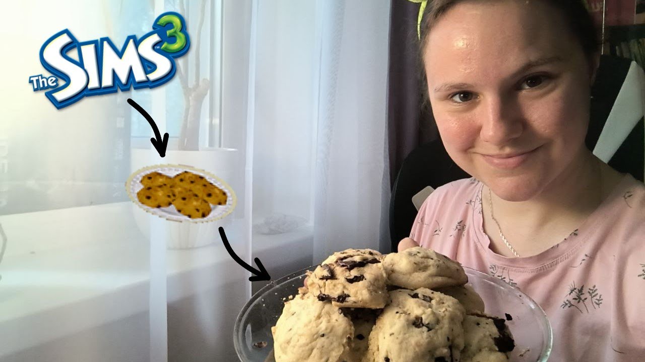 Я приготовила печенье из Sims 3
